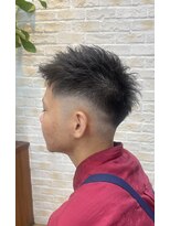 ヘアケアアンドヘアデザイン リベール(L:belle)&nbsp;サクラマチ/井野/フェードカット/メンズカット/黒髪