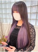 ラベンダーインナー×サラサラ髪質改善トリートメント