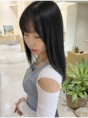 透明感ある暗髪♪