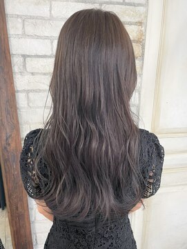 アイティー バイ アルバム 中野店(IT by ALBUM) やわブラウンロング_グレージュカラーボブウルフ_ba401781