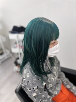 ミステル(MISTEL)&nbsp;Wブリーチ＋カラー(グリーン)