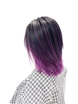 クオレア(CUOREA)&nbsp;エアタッチ×パープルカラーショートボブスタイル