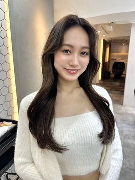 ヴィオットバイサロン(Viot by Salon) 2way バング 韓国前髪シースルーミディアム くびれへア顔周り