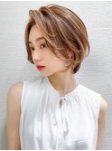 美髪/髪質改善/韓国/切りっぱなしボブ/フェイスレイヤー