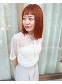 切りっぱなしボブ