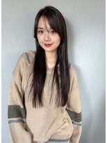 アム(amu)&nbsp;縮毛矯正/酸性ストレート/レイヤーカット/2wayバング/小顔カット