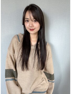アム(amu) 縮毛矯正/酸性ストレート/レイヤーカット/2wayバング/小顔カット