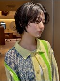 ボブ/ミニボブ/顔周りレイヤーカット/ショートボブ/外はねボブ