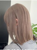 ミルクティーベージュ/ダブルカラー/ケアブリーチ/ハイトーン