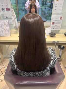 ファースト 仙台店(first) ホワイトグレージュ/デジタルパーマ/チェリーブラウン/広瀬通