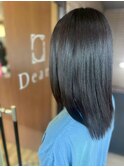 セミロング30代髪質改善うるおい艶髪美髪コース