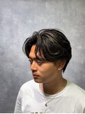 【ニュアンスセンターパート】【曲がる縮毛矯正】T
