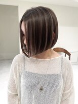 ジル ブラン 福岡(JIL BLAN)&nbsp;ボブ/ショート/レイヤーカット/顔まわり/白髪ぼかし/ハイライト