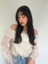 カバーヘア ブリス 戸田公園西口店(COVER HAIR bliss)&nbsp;アッシュブラックニュアンスレイヤーロングp1戸田公園20代30代