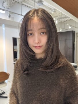 ディフィーノ 赤坂(DIFINO) 透明感ブラウンベージュ/レイヤーカット/顔まわりカット