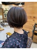 丸みショートボブ