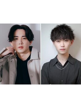 【横浜駅徒歩8分】髪質に合わせたパーマで扱いやすいスタイルに◇[メンズカット｜縮毛矯正]