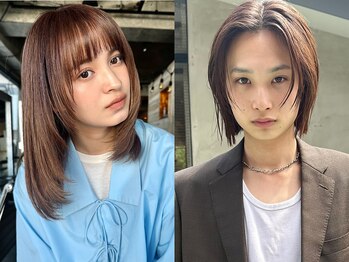 ノラジャーニー(NORA Journey)の写真/メンズボブ・レイヤーカットのデザインに合わせて地毛風ストレートを実現＊真っ直ぐすぎない自然な質感に◎