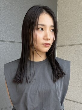 ヘアーアイストゥーレ(HAIR ICI TRE) 艶カラー/ワンカラー/暖色カラー/ピンクオレンジ