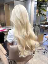 サンクプロジェクト(cinq PROJECT) 原宿韓国顔まわりホワイトベージュホワイトブロンド