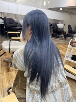 シダミノオ(sida MINOH)&nbsp;ブルーグレー/ハイトーン/艶髪/カラーリスト
