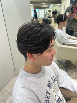 シャルムバイケンジ(Charm.by KENJE) メンズパーマ/ニュアンスパーマ/毛流れパーマ/パーマ/銀座