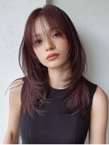 レリーアンテ 大阪梅田(Rely ante)&nbsp;ホワイトグレージュ/デジタルパーマ/チェリーブラウン/西梅田