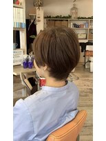 アシャ ヘアー ソリューション 神戸店(asha hair solution)&nbsp;ミルクティーブロンド/ダークブルー/デジタルパーマ/摂津本山