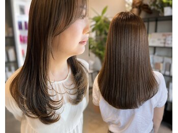 リビス(ribis)の写真/髪の状態や希望色に合わせて丁寧に施術。ブリーチなしで叶う透明感カラーで彩る♪