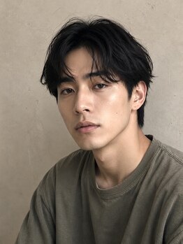 サン 大阪梅田(SUNC)の写真/阪急梅田徒歩1分●メンズカット+パーマ￥7900～[大阪梅田/梅田/韓国/レイヤーカット/髪質改善カラー]