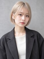 トリニティ(trinity)&nbsp;ブリーチ×髪質改善 ミルクティーベージュ レイヤーカット豊見城