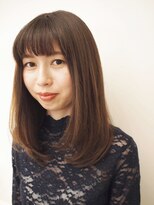 テラバイアフロートシーグラスコテージ (terra by afloat SEAGLASS COTTAGE) 抜け感内巻きストレートヘア テラバイアフロート松子 二子玉川