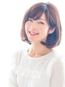 ヘアーサロン ラフリジー(Loufreasy) 簡単スタイリングの大人かわいい艶髪ワンカールボブ
