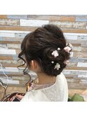 ふんわりモコモコアップスタイル