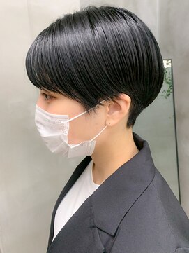 テトヘアー(teto hair) 刈り上げショート、刈り上げ女子、ベリーショート、就活ヘア