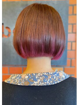 ボスコ 下北沢店(bosco) boscoあべ  インナーピンクボブ