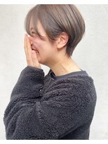 フロート 小阪店(float)&nbsp;ショコラベージュ_マロンベージュ Aラインボブ かきあげ