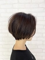 ビス ヘア アンド ビューティー 西新井店(Vis Hair＆Beauty) 前下がりショートボブ/ヘルシースタイル/ベージュ/韓国/小顔
