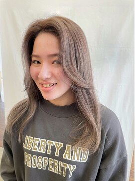 オブジェ 上地店(objet) 顔周りレイヤーカット