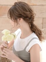 ロアー 葛西店(RAWR hair)&nbsp;【RAWR】大人ゆるポニー_ロングヘアアンジ