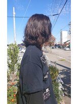 美容室ソニア ルードなパーマスタイルのロングペア