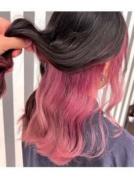 アース 岡崎店(HAIR&MAKE EARTH) ビビッドピンクインナー