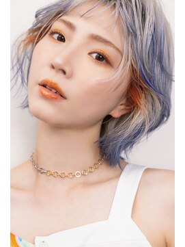 ディーン 名駅店(DEAN) デザインカラー インナーカラー ブリーチ ハイトーン