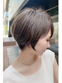 10代20代30代40代50代　前髪　ひし形ショートボブ　藤沢