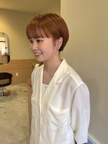 リン(Lin)&nbsp;丸みショート/オレンジブラウン