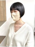 【BelleCoupes】ミニボブ 黒髪ボブ 20代30代40代ボブ