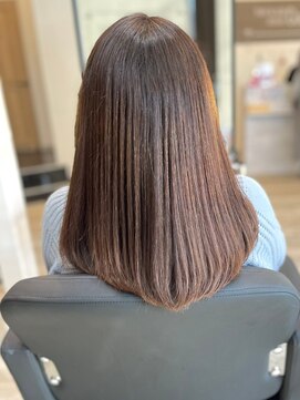 アトリエコア(Atelier Coa) ミルクティーベージュカラーくびれヘアグレージュカラー韓国