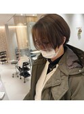 白髪ぼかしhighlight、外国人風まとまりショート［谷合