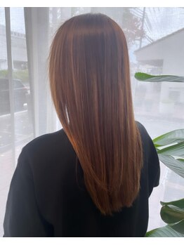 ベルヘアー(Bell hair)の写真/ダメージレスで、手触りの良い自然な仕上がりに♪気になるクセやうねりを解消して憧れのさらツヤ髪へ！