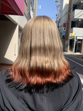 インデックスヘアーユー 錦糸町店(in'dex hair - U) フォックスカラー[錦糸町/錦糸町ブリーチ/ハイトーン/派手髪]